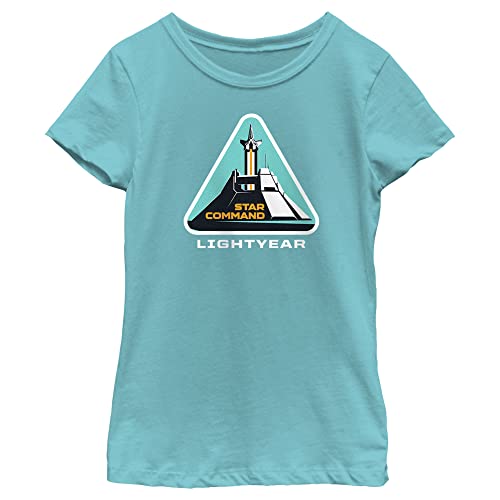 Disney Girls Pixar Lightyear Star Command Girls Short Sleeve Tee Shirt