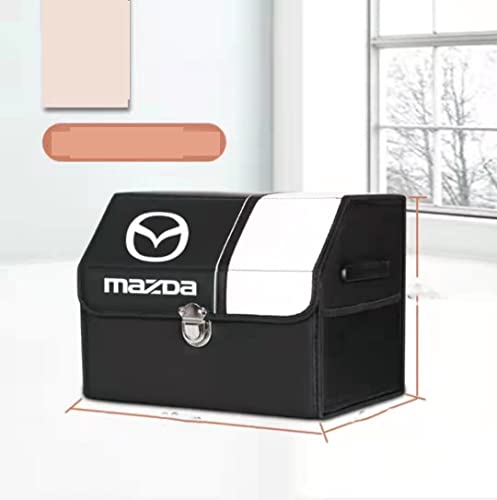 マツダ 収納ケース 収納ボックス アテンザ アクセラ CX-5 CX-8 CX-3 CX-4 デミオ トランクバッグ ラゲッジ収納ソフト 専属ロゴ パーティション収納設計 板挟み 丈夫で長持ちする 車用