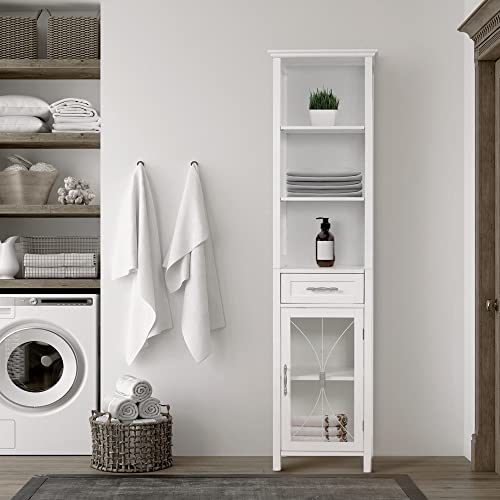 Teamson Home Delaney Bathroom Cabinet, White #TOP1