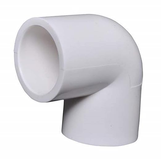 SP Classic Traders 1/2 Inch UPVC Brass Elbow 90 Degree Pipe Fitting(White) Pack of 5