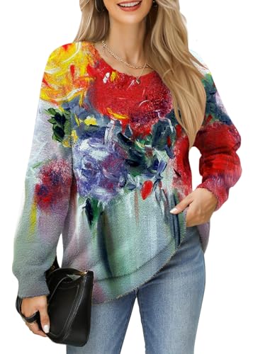 GUNEST Womens Oversized Sweater Trendy Chunky Warm Cozy Soft Cute