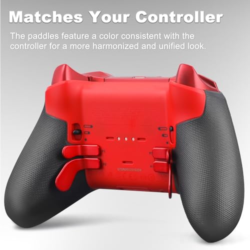 Image of Complete Component Pack for Xbox Elite Controller Series 2 - Accessories Includes 1 Controller Carrying Case, 1 Charging Dock, 4 Thumbsticks, 4 Paddles, 1 Adjustment Tool and 1 Charging Cable(RED)