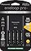 eneloop K-KJ75K3A4BA Panasonic Advanced Battery Charger with USB Charging Port and 4AAA Pro High Capacity Rechargeable Batteries