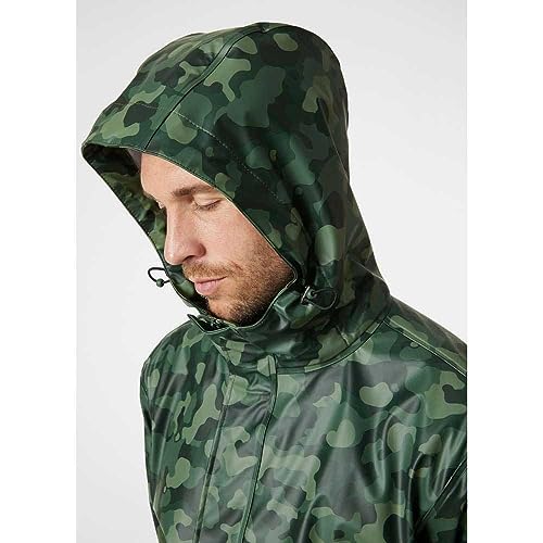 Image of Helly-Hansen mens Moss Hooded Waterproof Windproof Raincoat Jacket