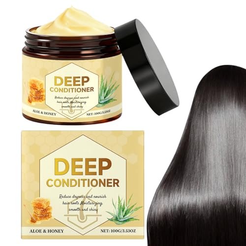 Byuexhp Acondicionador Para Cabello Rizado | Cuidado del Cabello Hidratante Nutritivo Suavizante,Mascarilla para el Cabello Para Reparar Cabello Duradero, Para Mujer Hombre Peinado Secador Peinado