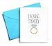 Engagement Card Funny - Wedding Congratulations Card - Bridal Shower Cards for the Bride- Engagement Gifts for Couples Funny