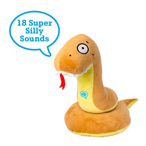 Mighty Mojo Silly Sounds Plush Talking Stuffed Animal - Makes Over 20 Silly Sounds - Burps, Farts And Roars - 10 Inches – Silly Snake Plush Toy - Therapy Doll #TOP3