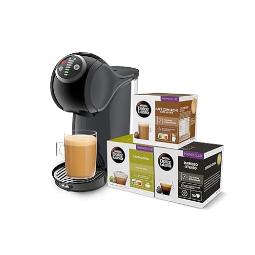 De´Longhi Nescafé Dolce Gusto Genio S Plus EDG315.B, Cafetera Automática, Máquina de Café de Cápsulas, Espresso Boost, Cappuccino, Apagado Automático de Ahorro de Energía, Presión de 15 Bares, Negro | Ya disponible en tu tienda friki favorita! En mundofriki.es!
