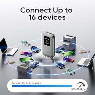 Hotspot mobile portable – eSIM Global WiFi Hotspot, aucune carte SIM/contrat nécessaire, 16 appareils, plus de 180 pays, routeur sans fil compact pour les voyages internationaux et les affaires 【15