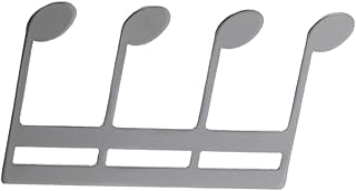 ミュージックブッククリップ,ページ マーカー クリップ - 読書用の本のページホルダー、ギターとピアノの音楽本用の金属シートミュージックブッククリップ Huayuan