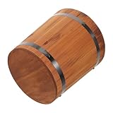 Fabrication artisanale : ce bol à riz à sushi en bois est fabriqué à partir de matériaux de qualité, ce qui en fait un choix idéal pour votre cuisine, votre jardin (pot de fleurs, récipient à riz, etc.)