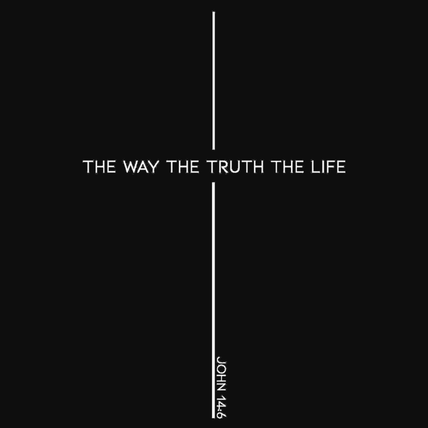 Christian Shirts for Men Jesus The Way The Truth The Life Faith T-Shirt Religious Cross Printed Tee Tops - Image 6