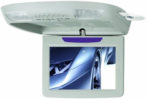 BOSS Audio Systems BV9.2GA 9.2 Inch Widescreen TFT Flip-Down Monitor DVD Combo with Infrared Transmitter, Dome Lights, Swivel DVD, DVD-R MP4 MP3 CD VCD - Grey