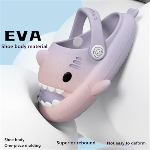 Generic Kids Shark Slides, Cloud Shark Slides for Children, Shark Slides for Boys Girls, Soft, Non-Slip3