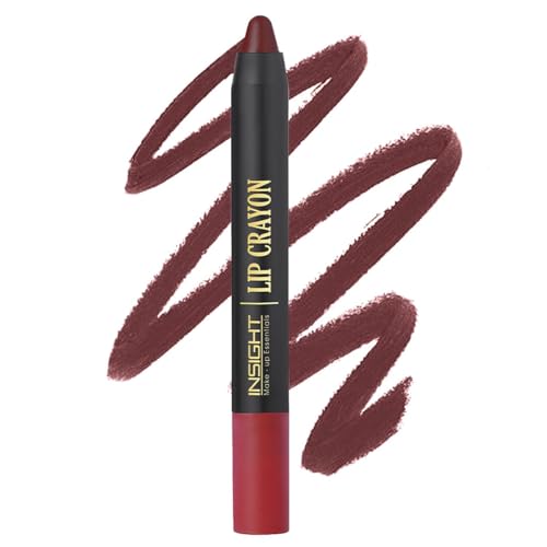 PREMIUM Long Lasting Lip Crayon – All-Day Comfort | Matte Finish | Waterproof | Enriched with Vitamin E & Kojic Acid|Sharpenable Tip|Full Coverage| Lightweight Lipstick (Bourbon) – 7g SH-7711