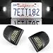 LivTee Full LED License Plate Light White Lamp Assembly Waterproof For Cadillac Escalade Chevy Silverado 1500 2500 3500 Suburban Tahoe GMC Sierra 1500 2500 3500 Yukon XL, Xenon White(2-Pieces)
