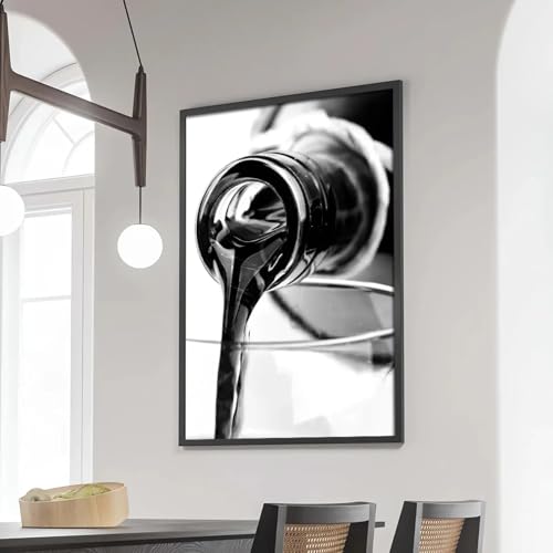 Peinture minimaliste image murale maison, affiche toile bistrot 50x70cm