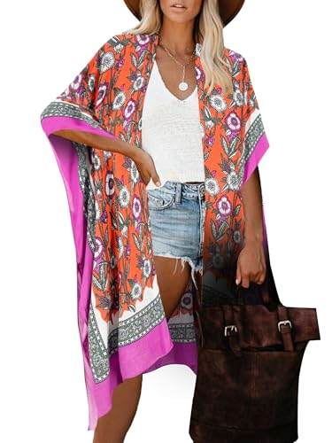 Image of Breezy Lane Kimonos for Women Swimsuit Coverups Beach Cover Up Swimwear Cardigan Summer