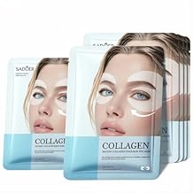 Collagen Eye Mask Patches 18ml Hydrating Under Eye Gel Pads for Dry Skin Moisturizing & Soothing Eye Care for Women & Men Helps Reduce Appearance of Fine Lines & Puffiness 5 Pack