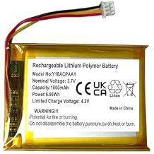 AOLIKES 1800mAh Battery Replacement for Audeze Maxwell/Penrose X Gaming Headset and ASUS ROG Delta S/ROG Delta II Gaming Headset,
