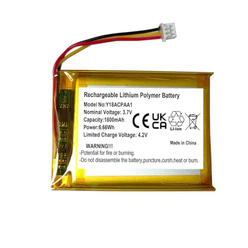 AOLIKES 1800mAh Battery Replacement for Audeze Maxwell/Penrose X Gaming Headset and ASUS ROG Delta S/ROG Delta II Gaming Headset,