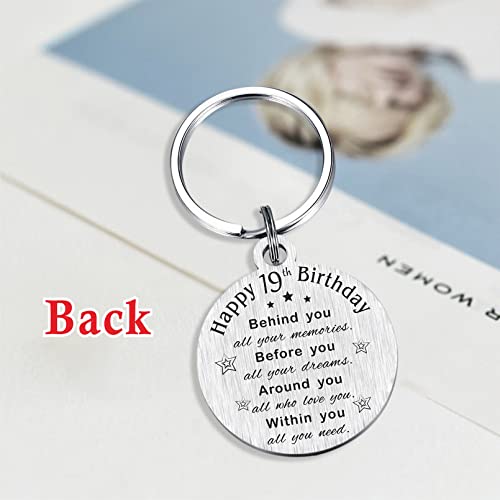 Abnty 19Th Birthday Gifts For Girls Boys, 19 Year Old Birthday Keychain, Born In 2004 Gifts, 2004 Birthday Decorations #TOP2