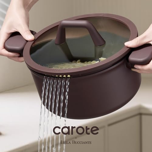 CAROTE 31PCS Pots and Pans Set, Nonstick Cookware Set Kitchen Non Stick Induction Titanium Cookware Non-toxic Granite Cooking set, PFOA Free by CAROTE - Used condition - Image 6