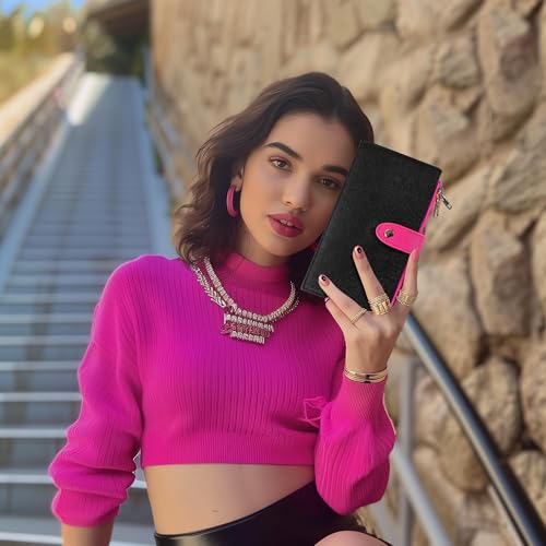 Image of Travelambo RFID Wallet Women Bifold Multi Card Wallet Case with Zipper Pocke Credit Card Holder for Women