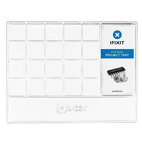 iFixit Anti-Static Project Tray - Small Parts and Screws Holder for Organization