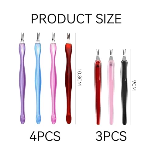 7-Teilige Set Von Nagelschneider, Nagelhautschneider, Nagelkunstwerkzeuge, Nagelkunstwerkzeuge, Nagelreinigungswerkzeuge, Nagelhautentferner.