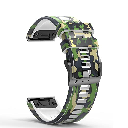 Bracelet 22mm pour Garmin Fenix 7 et Fenix 6 Pro en silicone Agate