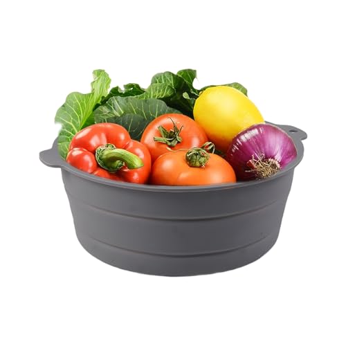 Fchil Collapsible Silicone Mixing Bowl, Food-Grade...