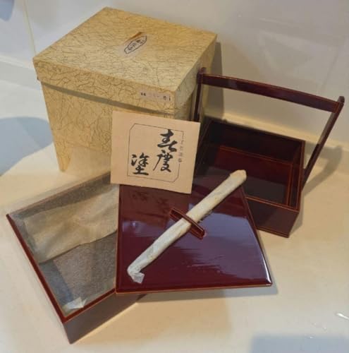 新品　飛騨高山　伝統工芸　飛騨春慶　豪華 五段重箱　角重　木箱付き 新品 飛騨高山 伝統工芸 飛騨春慶 豪華 五段重箱 角重 木箱付き