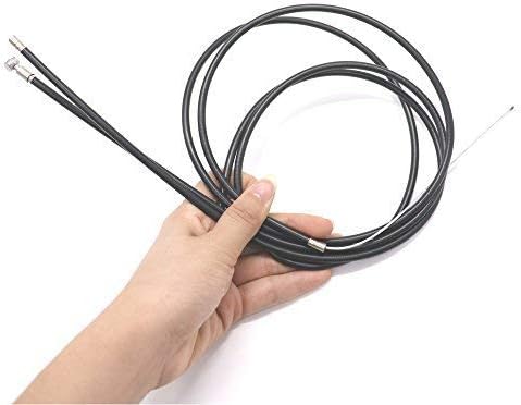WEFOO Bicycle Brake Wire Set, 1 Pair Front and Rear Brake Cable, Black