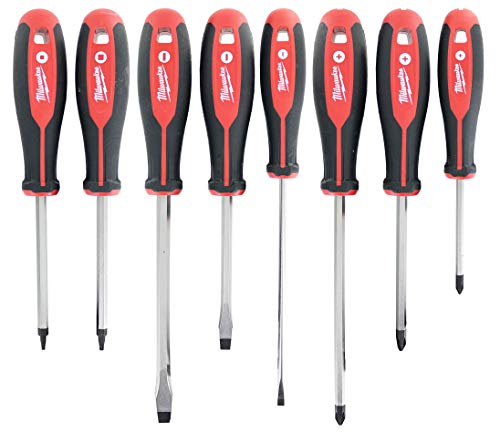 Milwaukee 8Pc Screwdriver Kit W/Square #TOP1