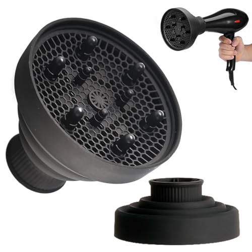 NHQZ universale dei capelli diffusore forte holdingadattabile per asciugacapelli con da per ricci o capelli mossi, Diffusore per capelli ricci,phon