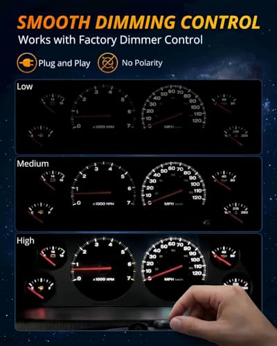 Kit de luces LED para tablero Jeep Grand Cherokee 1999-2004 miniatura 5