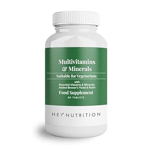 Hey Nutrition Advanced Multivitamin with Essential Nutrients – Immune Boosting, Prevent Vitamin Deficiencies & Energy Levels – Men & Women – 60 Capsules, Non-GMO, Vegetarian