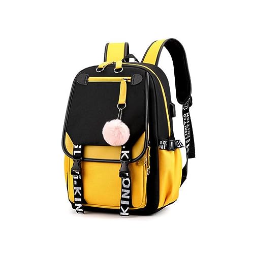 Sac à dos d'école ergonomique avec coussin d'air pour le confort du dos des collégiennes