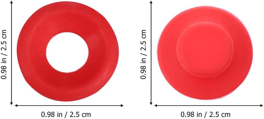 PRETYZOOM 12 Pack Swing Top Bottle Gaskets 0.98 in Replacement Seal Washers for Beer and Soda Bottles Leak-Resistant Home Brewing Fermentation Bottle Seals