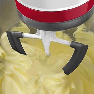 Flex Edge Beater for KitchenAid Mixer, 4.5-5 Quart for KitchenAid Mixer Attachments, Fits Tilt-Head for Kitchen Aid Paddle with Scraper for Kitchen Aid Accessories and Attachments by HOZODO