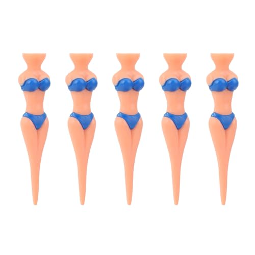 Yctze 5 Pièces T-Shirts en Plastique-antidérapant Lady Bikini Girl Design Pratique Amusante, Entraînement Parfait, Facile à Utiliser, Amateurs d'accessoires élégants et Portables (Blue)