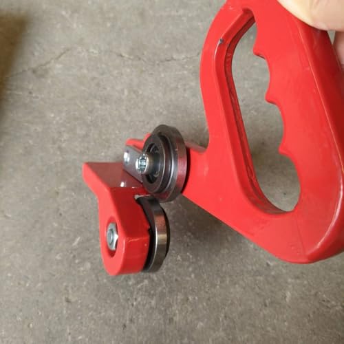 9-Inch Manual Sheet Metal Nibbler, Handheld Pull Cutter for Steel & Aluminum (Up to 23 Gauge), Lightweight DIY Metal Cutting Tool