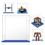 Ce boîtier d'affichage résistant à la poussière de taille convient pour lego modèle Creative Workbench 21265 Imperial TIE Fighter 75300 Agrabah's Palace 40613 76247 31133
