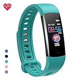 [page_title]-moreFit Fitness Tracker Kinder, Schrittzähler Uhr Fitness Armband mit Pulsmesser Schlafmonitor Stoppuhren Kalorienzähler Wasserdicht IP67 GPS Fitness Uhr Aktivitätstracker für Damen Herren Kinder