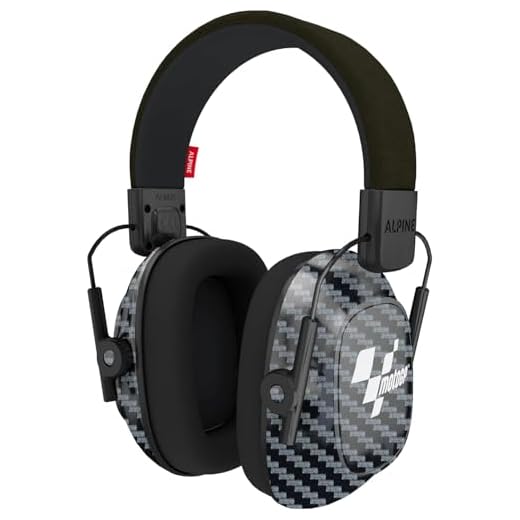 Alpine Racing Pro Earmuff MotoGP™ - Kapselgehörschutz für Erwachsene - Gehörschutz für Motorsportveranstaltungen und laute Umgebungen - Lärmreduzierung von 26 dB - Hochwertiges Karbon