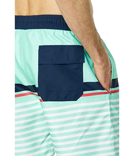U.S. POLO ASSN. Stripe Swim Shorts Fresh Mint LG3