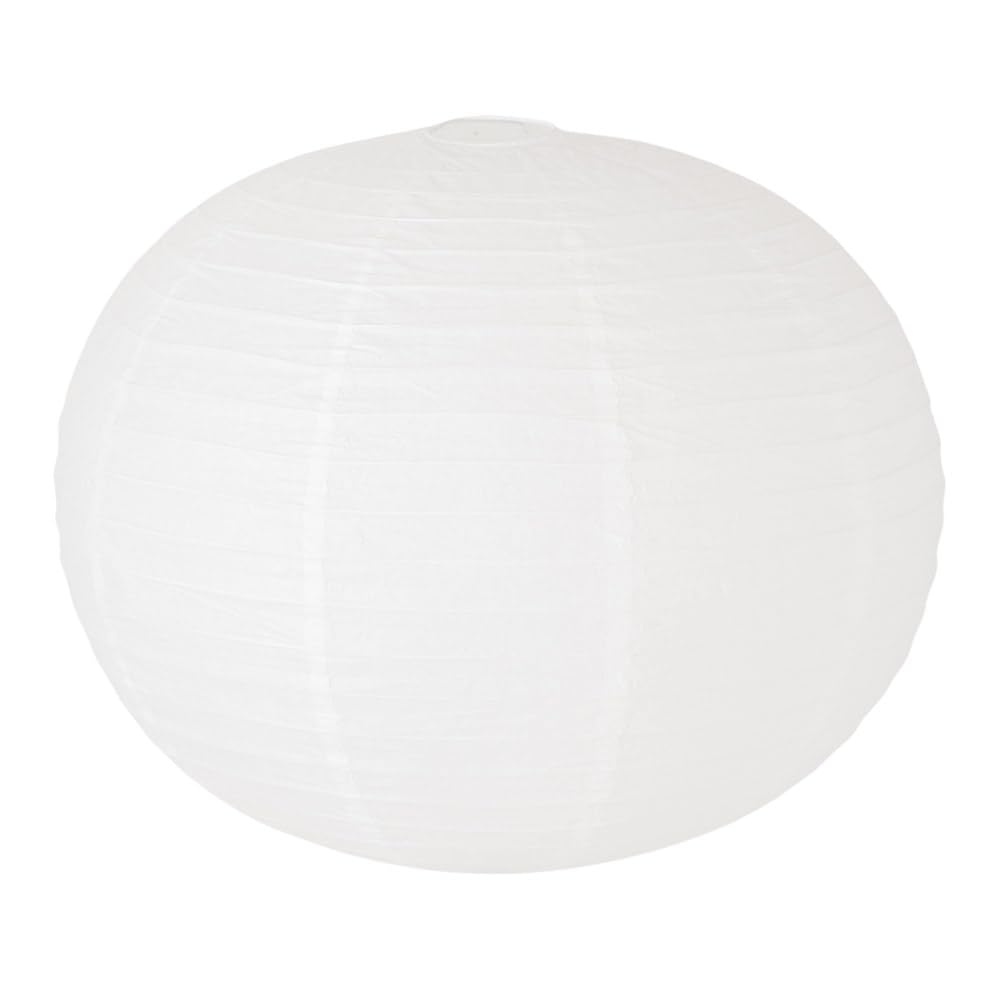 ValueLights | Large 40mm Easy Fit White Paper Globe Ceiling Pendant Light Shade Living Room Bedroom Lampshade | Ceiling Lights, Home Décor & Improvement Essential | 560mm Shade Width