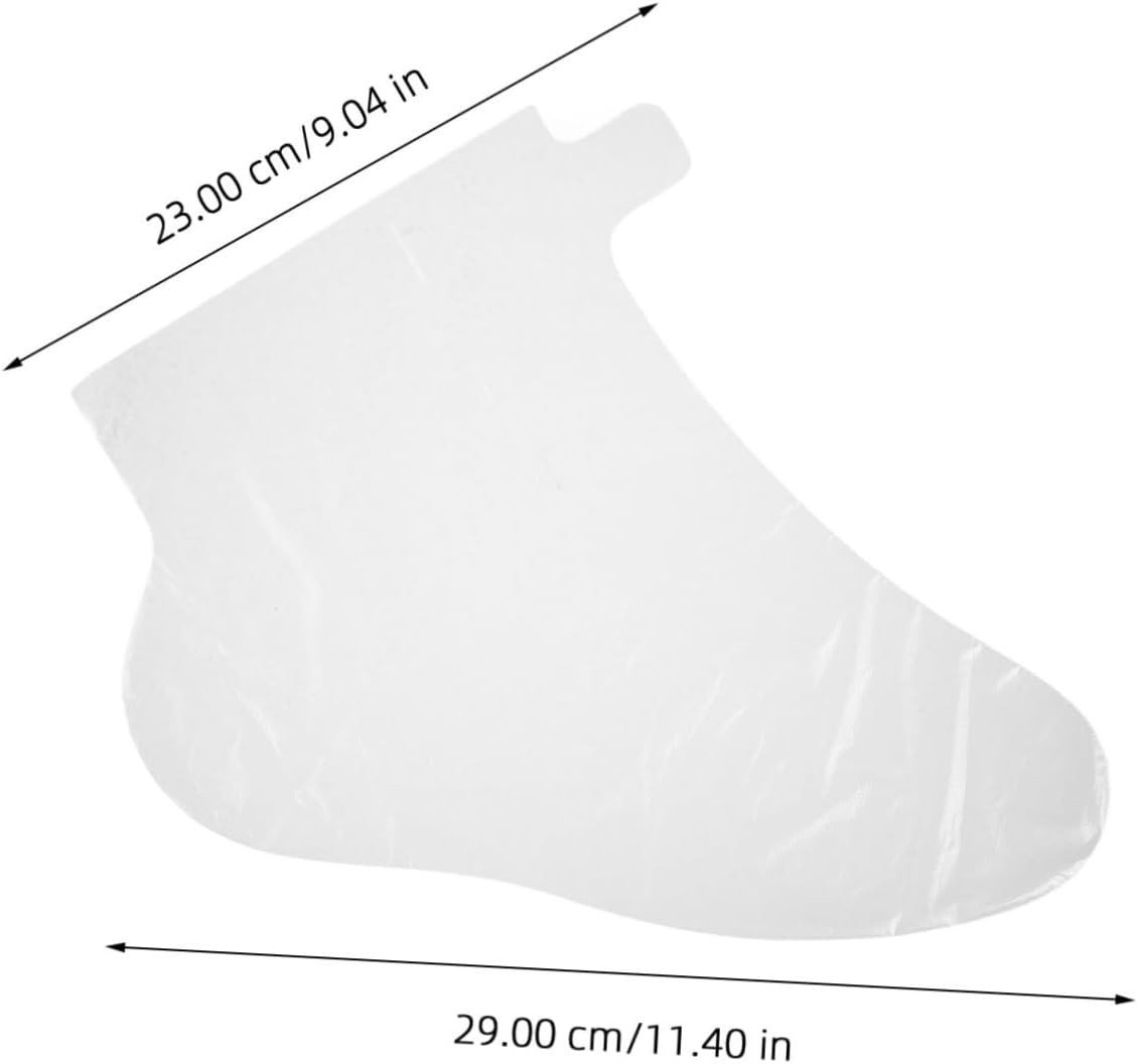 100pcs Moisturizing Foot Mask Feet Care Spa Pedicure Overnight Socks Alternative Paraffin Wax Bag for