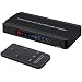 Produktbild HDMI Schalter 3*1Out Audio Extraktor von LiNKFOR mit Fernbedienung Unterstützt HDR 3D 4K@60Hz Pip Splitter Konverter HDMI zu HDMI Optischer RCA mit HDMI und Audiokabel 2RCA zu 3,5mm für HDTV PS4 DVD